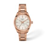Reloj Tissot PR 100 T1502103311100 Mujer Acero Inoxidable Caja PVD Oro Rosa Esfera Madreperla Blanca 34 mm