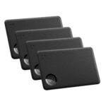 Rastreador Bluetooth Life360 Tile Slim T2101N Paquete de 4 Negro
