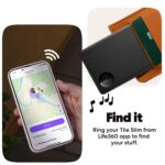 Rastreador Bluetooth Life360 Tile Slim T2101N Paquete de 4 Negro