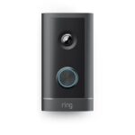 Timbre Ring Elite cableado (modelo más reciente), alimentación nativa por Ethernet, video Retinal 4K, acceso remoto en p