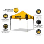 Refugio de Trabajo DEWALT DXWSBK10YL 10 x 10 pies Negro y Amarillo