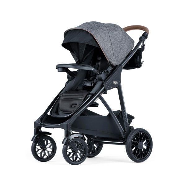 Chicco Corso Primo - Cochecito modular de plegado rápido con adaptador de asiento de automóvil para bebés, para recién n