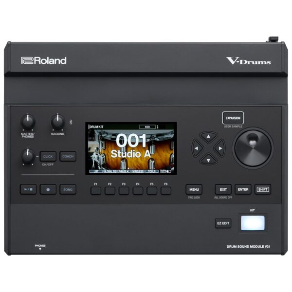 Roland Módulo de sonido V31 V-Drums | Interfaz compacta diseñada para la serie V-Drums 3 | Motor de sonido avanzado | Bi