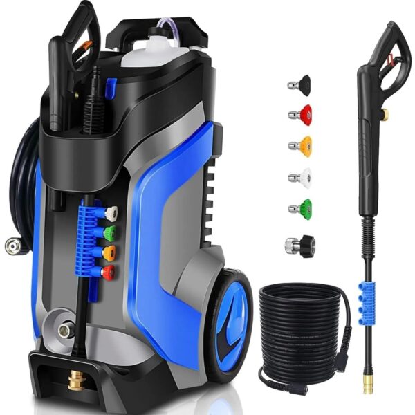 Lavadora a Presión Imdot 891 5000 PSI 4.0 GPM Manguera 33 pies Azul claro