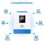 Inversor Solar SUNGOLDPOWER SGP-SPH5048P-Y 5000W DC 48V Onda Sinusoidal Pura Salida 120V CA MPPT 100A Cargador CA 40A UL