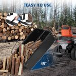 Carrito de descarga de ATV resistente, remolque de 750 libras detrás del jardín con lados extraíbles, remolque de descar