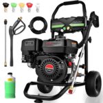 Lavadora a Presión de Gas Steupoek AZ_YGA0036_DF 4200 PSI 4 GPM 212CC 7.0 HP Negro