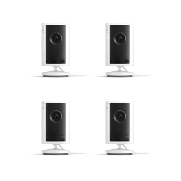 Cámara para interiores Ring Plus (modelo más reciente): Retinal 2K para una calidad de video nítida y realista, zoom mej