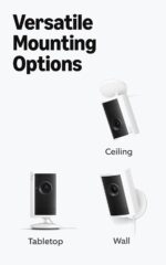 Cámara para interiores Ring Plus (modelo más reciente): Retinal 2K para una calidad de video nítida y realista, zoom mej