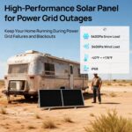 Panel Solar Bifacial ECO-WORTHY US-L02M195NTM-2 195W 12V Tipo N 18BB Paquete de 2