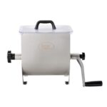 LEM Products MightyBite - Mezclador de Carne Manual de Capacidad 10 Libras, Acero Inoxidable, Manivela de Mano, Operació