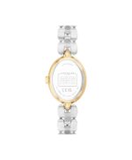 Reloj Coach Sammy Mujer Cuarzo Set con Brazalete Ajustable Caja Ovalada Acero Ionico Bañado en Oro 22.5mm