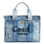 Bolsa Cargo Coach CCX13 Mezclilla Reciclada 10.24 x 5.12 x 7.72 pulgadas