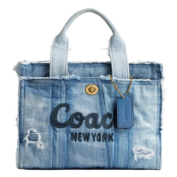 Bolsa Cargo Coach CCX13 Mezclilla Reciclada 10.24 x 5.12 x 7.72 pulgadas