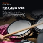 Roland PD-12P V-Pad | V-Pad Premium de 12 pulgadas | Sensación de próxima generación y jugabilidad mejorada | Sensor pie