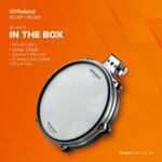 Roland PD-12P V-Pad | V-Pad Premium de 12 pulgadas | Sensación de próxima generación y jugabilidad mejorada | Sensor pie