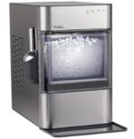 GE Profile Opal 2.0 Ultra Nugget - Máquina de hielo con filtro inhibidor de sarro, cuchara incluida, 38 libras en 24 hor