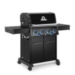 Parrilla de Gas Broil King Baron 420 Pro Shadow 674114 4 Quemadores Lista para Pellets Acero Inoxidable Negro