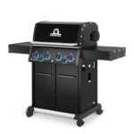 Parrilla de Gas Broil King Baron 420 Pro Shadow 674114 4 Quemadores Lista para Pellets Acero Inoxidable Negro