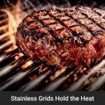 Parrilla de Gas Broil King Baron 420 Pro Shadow 674114 4 Quemadores Lista para Pellets Acero Inoxidable Negro