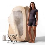 Sauna de Vapor Portátil Homedics SP-SN300 Plegable Color Crema 115°F
