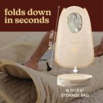 Sauna de Vapor Portátil Homedics SP-SN300 Plegable Color Crema 115°F