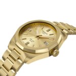 Reloj Tissot PRC 100 Solar T1518223302100 esfera dorada acero inoxidable 34 mm