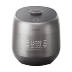 CUCKOO Olla arrocera de doble presión de 6 tazas sin cocer / 12 tazas cocidas con tecnología de calentamiento por inducc