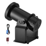 VEVOR Máquina eléctrica de confeti con luces LED, lanzador de cañón de confeti de salida potente de 1500 W, DMX512, cont