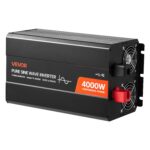 Inversor de Corriente VEVOR TP-4000W Onda Sinusoidal Pura 12V CC a 120V CA 4000W Pantalla LCD Control Remoto