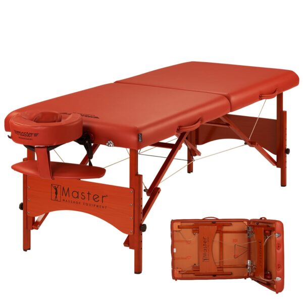 Mesa de Masaje Portátil Master Massage Fairlane 26262AQ 25 x 84 Pulgadas Canela