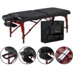 Mesa de Masaje Portátil Master Massage Montclair Pro 28285AQ 31 Pulgadas de Ancho Espuma Viscoelástica