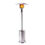 Calentador de Propano para Exteriores Hexago HP-HEAT-CA7-SS 47000 BTU Acero Inoxidable con Ruedas