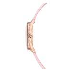 Reloj Swarovski Crystalline Aura Suizo Correa de Piel Rosa Acabado Rose Gold-Tone Modelo 5730150