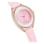 Reloj Swarovski Crystalline Aura Suizo Correa de Piel Rosa Acabado Rose Gold-Tone Modelo 5730150