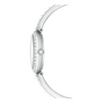 Reloj Swarovski Matrix Pearl Bangle Swiss Made 5743680 Cristal Blanco Acero Inoxidable