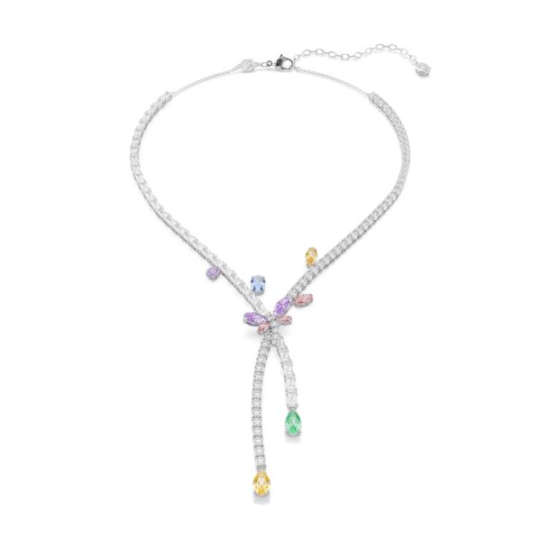 Collar Swarovski 5737424 Libélula Cristal Multicolor Acabado Rodio