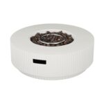 Mesa de Fuego Merax de Propano 40000 BTU con Tapa Hormigón MGO Blanca 30 Pulgadas