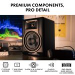 M-AUDIO BX5BT - Par de altavoces de monitor de estudio de escritorio de 5 pulgadas con DSP y Bluetooth con control de ap