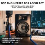 M-AUDIO BX5BT - Par de altavoces de monitor de estudio de escritorio de 5 pulgadas con DSP y Bluetooth con control de ap