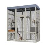 Recinto para Gatos GarveeLife Od5xUCsiHeLanv95BopFYAGSOds 70 Pulgadas Madera de Cedro con 5 Plataformas y 2 Cajas de Des