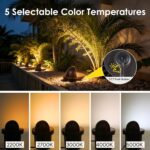 Luces LED de Pozo Energetic Lighting C-FOX-BL04 5W 5CCT IP67 RA90 Paquete de 8