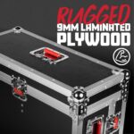Gator Cases ATA-Style Flight Case con ruedas para mezclador digital Midas M32R LIVE de 40 canales, caseta para perros in