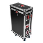 Gator Cases ATA-Style Flight Case con ruedas para mezclador digital Midas M32R LIVE de 40 canales, caseta para perros in