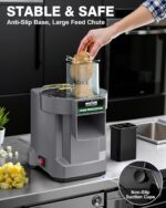 WantJoin Picador eléctrico 5 en 1 de verduras – Cortador de verduras comercial multifuncional para alimentos y frutas, c