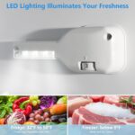 Electactic Mini refrigerador de 4.5 pies cúbicos con congelador, refrigerador compacto de 2 puertas con 2 estantes extra