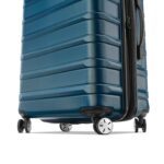 Juego de Maletas Samsonite Omni 2 Hardside 2 Piezas Azul Lagoon Policarbonato Expandible con Ruedas Giratorias 45 Litros