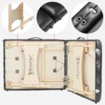 Mesa de masaje portátil Master Massage Balboa Pro 21005AQ 30 pulgadas madera de haya color negro