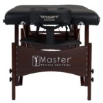 Mesa de Masaje Portátil Térmica Master Massage Roma II 25234AQ Negro con Calor Ajustable Almohada Facial y Funda de Tran