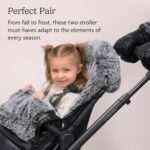 Paquete Acogedor de Lujo UPPAbaby CozyGanoosh Luxe 2 en 1 y CozyHandmuff Luxe para Cochecitos Vista Cruz Ridge y Minu